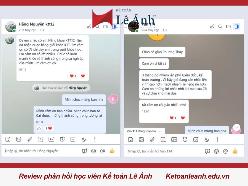 Phản hồi Kế toán trưởng